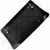 APDTY 112707 License Plate Frame Holder Bracket Black Plastic Assembly Fit Front