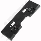 APDTY 112715 License Plate Black Plastic Frame Holder Bracket Front