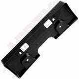 APDTY 112715 License Plate Black Plastic Frame Holder Bracket Front