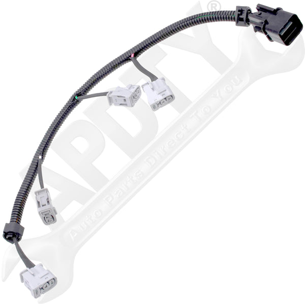 APDTY 112845 Ignition Coil Pigtail Connector Complete Wiring Harness Assembly