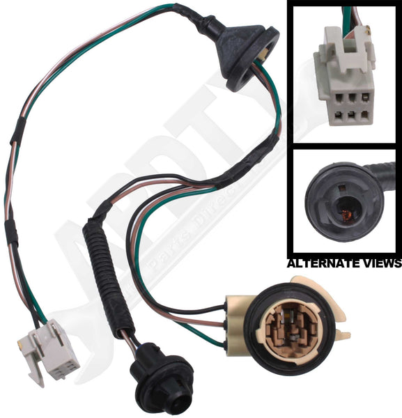 APDTY 112890 Tail Light Lamp Wiring Harness Connector Rear L or R 97-05 Century
