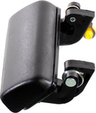 APDTY 113200 Exterior Door Handle; Textured Black; Front Right