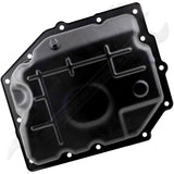 APDTY 113672 Transmission Oil Pan Upgraded w/ Drain Plug Fits 42RLE 13 Bolt Pan