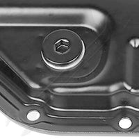 APDTY 113687 Transmission Oil Pan With Drain Plug