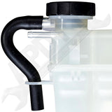 APDTY 116160 Replacement Coolant Overflow Bottle w/ Cap, Hose & Low Fluid Sensor
