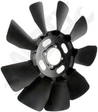 APDTY 116427 Replacement Fan Blade For 6.6L V8 Duramax Diesel; 9-Blade