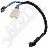 APDTY 116700 Blower Motor Resistor Harness Pigtail Connector
