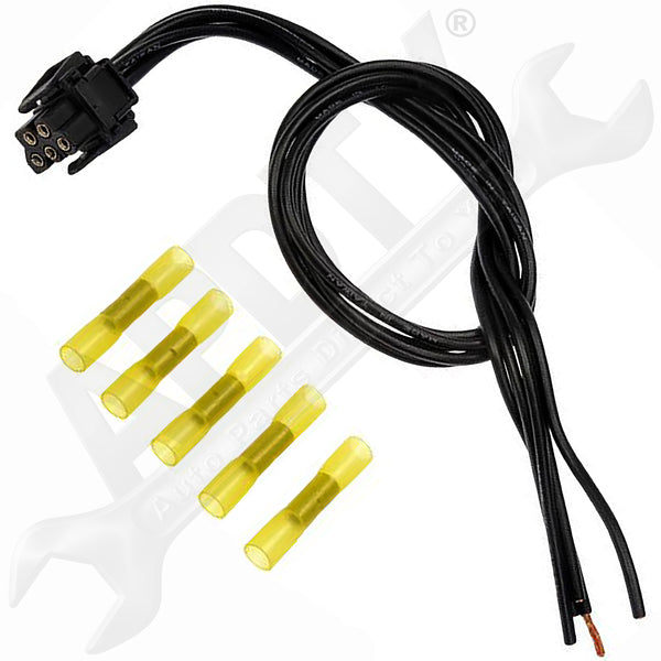 APDTY 116707 Blower Motor Resistor Harness Replaces 61126910086, 6418386938