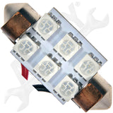 APDTY 116733 38 MM Blue 5050 SMD 6 LED Dome Overhead Light Bulb