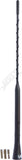 APDTY 117393 Replacement Antenna Mast; Black; Screw-On; Length 10"