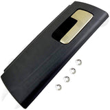 APDTY 117564 Interior Door Handle Rear Right Kit Gold Lever Black Housing