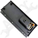 APDTY 117564 Interior Door Handle Rear Right Kit Gold Lever Black Housing