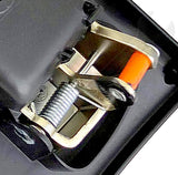 APDTY 117564 Interior Door Handle Rear Right Kit Gold Lever Black Housing