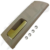 APDTY 117567 Interior Door Handle Rear Left Kit Chrome Lever Beige Housing