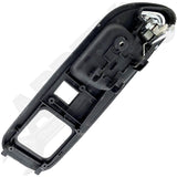 APDTY 117593 Interior Door Handle Front Left Chrome Lever/Black Housing