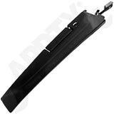 APDTY 118179 Textured Black Exterior Door Handle Fits Front Left