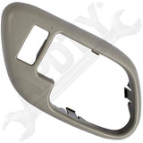 APDTY 118190 Interior Door Handle Bezel Front=Rear LH For Select 95-99 GM Models