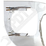 APDTY 118246 HD Headlight Bezel Chrome A0620711003