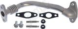 APDTY 118777 Turbo Oil Return Line Tube Pipe; 6.6L Duramax LML Diesel Engine