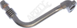 APDTY 118777 Turbo Oil Return Line Tube Pipe; 6.6L Duramax LML Diesel Engine