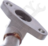APDTY 118777 Turbo Oil Return Line Tube Pipe; 6.6L Duramax LML Diesel Engine