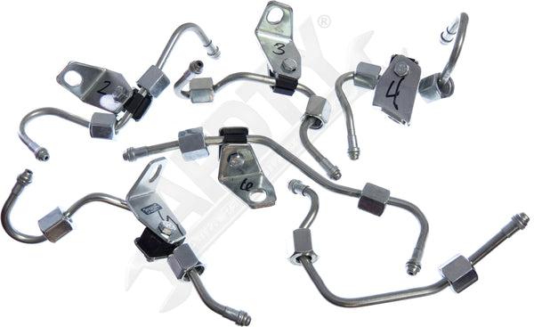 APDTY 118810 Fuel Injector Feed Line Set Compatible With Cummins 5.9L Diesel