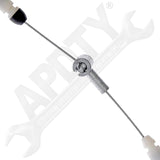 APDTY 119181 Hood Release Cable Assembly Pair