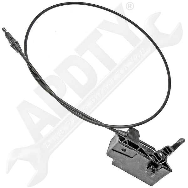 APDTY 119184 Hood Release Cable With Handle Replaces 9L3Z16916B, AL3Z16916A