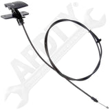 APDTY 119185 Hood Release Cable With Handle Replaces 15751510