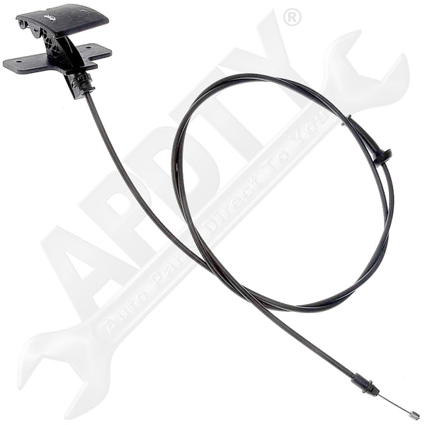 APDTY 119185 Hood Release Cable With Handle Replaces 15751510