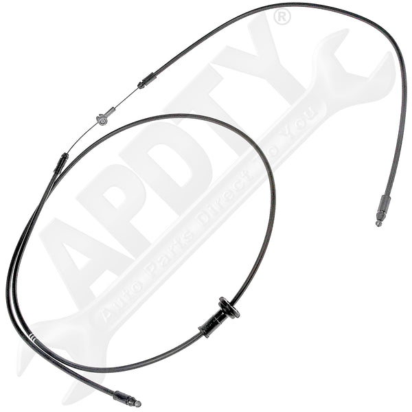APDTY 119188 Hood Release Cable Assembly Pair Replaces 811902M000, 811902M100