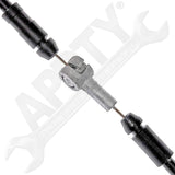 APDTY 119188 Hood Release Cable Assembly Pair Replaces 811902M000, 811902M100