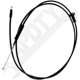 APDTY 119195 Hood Release Cable without handle Replaces 8119029000