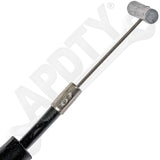 APDTY 119195 Hood Release Cable without handle Replaces 8119029000