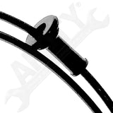 APDTY 119195 Hood Release Cable without handle Replaces 8119029000