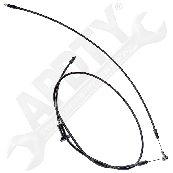 APDTY 119197 Hood Release Cable Assembly Pair Replaces 811901F000, 811901F100