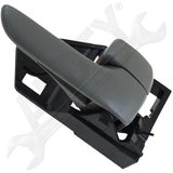 APDTY 119327 Interior Door Handle; Gray; Front Right (Passenger-Side)