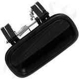 APDTY 119336 Exterior Door Handle Textured Black; Extended Cab; Rear Right