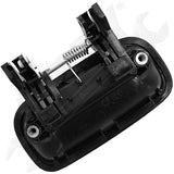 APDTY 119336 Exterior Door Handle Textured Black; Extended Cab; Rear Right