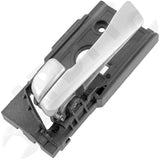 APDTY 119743 Interior Door Handle Front Left Painted Silver