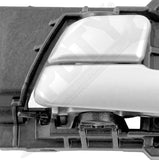 APDTY 119743 Interior Door Handle Front Left Painted Silver