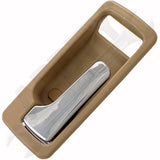 APDTY 120006 Interior Door Handle Beige/Chrome Front Left 1990-93 Accord 2-Door