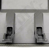 APDTY 120038 Center Console Lid Gray Cloth Fits Select VW Golf Jetta Beetle