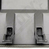 APDTY 120038 Center Console Lid Gray Cloth Fits Select VW Golf Jetta Beetle