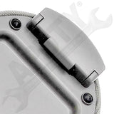 APDTY 120038 Center Console Lid Gray Cloth Fits Select VW Golf Jetta Beetle