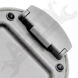 APDTY 120038 Center Console Lid Gray Cloth Fits Select VW Golf Jetta Beetle