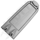 APDTY 120041  Center Console Armrest Lid Gray Faux Leather VW Jetta Golf Beetle