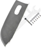 APDTY 120049 Replacement Arm Rest Door Pull; Gray Cloth; Rear Left