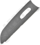 APDTY 120049 Replacement Arm Rest Door Pull; Gray Cloth; Rear Left