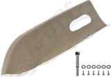 APDTY 120051 Replacement Armrest Arm Rest Door Pull; Tan Cloth; Rear Left